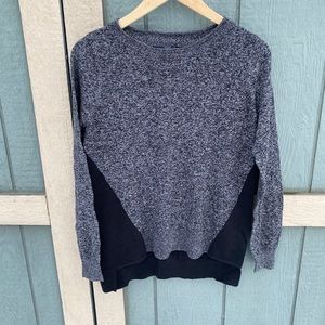 Sweater limited black round neck gray new